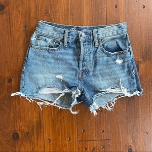 Free People Denim Cutoff Shorts
